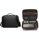Custodia da viaggio portatile da viaggio impermeabile a spalla singola a due piani Custodia da viaggio per DJI Mavic Air (nera)