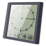 TS-8675 Multifunzione GRANDE SCREEN CLOCK CLOCK FAMIGLIA Creativo termometro igrometro