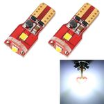 2 PCS T10 / W5W / 168/194 DC12V / 1.6W / 6000K / 130LM 3LEDs SMD-3030 Car Red Board Clearance Light (luce bianca)