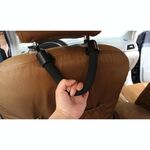 SHUNWEI Cinghia di supporto per assistenza auto, Supporto per gancio per borsa per gancio per poggiatesta per sedile posteriore, Maniglia per bracciolo per sedile posteriore di sicurezza per auto - Maniglia per assistenza per anziani per bambini, Maniglie