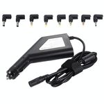 Laptop Notebook Power 90W Caricabatteria da auto universale con 8 alimentatori e 1 porta USB per Samsung, Sony, Asus, Acer, IBM, HP, Lenovo (nero)