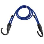 Corda di fissaggio per auto riutilizzabile Corda elastica regolabile per auto Tronco Ganci di stoccaggio Cinghia di fissaggio Corda di fissaggio per veicolo, Lunghezza: 1,2 m (blu)