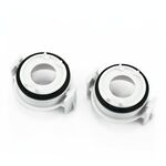 1 paio H7 Xenon HID Adattatore per supporto base lampadina per faro per BMW E46 / 318i / E65 / E90