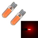 10 PCS T10 1.5W 90LM Indicatore luminoso per auto, CC 12V (luce rossa)