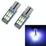 2 PCS T10 / W5W / 194/168/501 1.3W 9 LED SMD 4014 80 LM 7500K Lampada da lettura per auto Luce di ingombro, DC 12V (Luce bianca fredda)