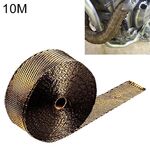Involucro di scarico in oro titanio da 10 m Avvolgere lo scudo termico di scarico del motore automatico Involucro resistente al calore