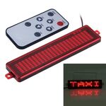 Pannello di illuminazione a scorrimento con display a scorrimento a LED per vetrina programmabile a LED per auto CC 12V