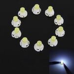 10 PCS 2W T4.2 Pannello per cuneo Pannello a LED Light Dashboard Indicatore Lampadina (luce bianca)