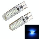 2PCS T10 3W 16 SMD-4014 LED Lampada per luci di ingombro per auto, CC 12V (luce blu ghiaccio)