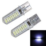 2PCS T10 3W 16 SMD-4014 LED Lampada per luci di ingombro per auto, CC 12V (luce bianca)
