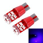 2 PCS T10 5W 27 SMD-3014 LED Lampada per luce di ingombro per auto, CC 12V (luce blu)
