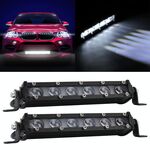 2 PCS 8 pollici 18W 6000K IP67 1800ML Car Boat Marine Work Lights Lampadine LED Spotlight, DC 9-30V