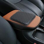 Tappetini per braccioli automobilistici comodi universali Copribraccioli per auto Copribraccioli per auto Console centrale Bracciolo Sedile Tappetini morbidi Cuscino, Dimensioni: 29,5 * 21 cm (Nero)