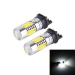 2 PCS PW24W 400 LM 6000K 7.5W Fendinebbia per auto con 5 LED COB, DC 12V (luce bianca)