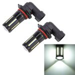 2 PCS 9005 DC9-16V / 8.2W / 6000K / 655LM Fendinebbia per auto 66LED Lampade SMD-2016