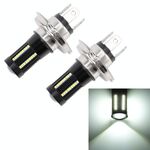 2 PCS H4 DC9-16V / 8.2W (H) 2.7W (L) / 6000K / 655LM Fendinebbia per auto 66LED Lampade SMD-2016