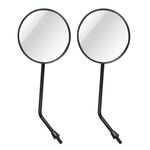 Specchietto retrovisore posteriore con supporto in metallo per guscio in ABS universale da 2 pezzi per JH70 JC70 CG125