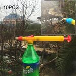 10 pezzi ad alta pressione bottiglia di plastica per bevande carrello per bevande pistola a spruzzo spruzzatore alternativo spruzzatore per bottiglia di coca cola spruzzatore a pressione manuale, consegna colore casuale