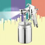 Utensile pneumatico per vaso inferiore W-77 per pistola a spruzzo per verniciatura a spruzzo per auto da casa, diametro del foro: 3 mm