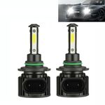 F8 9006 2 PCS 22W 3000LM 6000K Quattro lati DOB LED Lampadine fendinebbia Kit di conversione fari abbaglianti DC 9-32V
