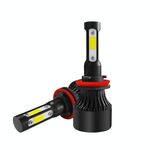 2 PCS S2 H8 / H9 / H11 DC9-36V / 25W / 6000K / 2500LM IP68 Lampade per fari a LED per auto (bianco freddo)