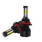 2 PCS S2 9007 / HB5 DC9-36V / 25W / 6000K / 2500LM IP68 Lampade per fari a LED per auto (bianco freddo)