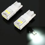 2 PCS T10 DC12V / 1W / 6000K / 80LM 6LEDs SMD-3030 Luce di ingombro per auto