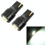 2 PCS T10 DC12V / 1.8W / 6000K / 140LM ​​4LEDs SMD-3030 Luce di ingombro per auto