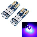 2 PCS T10 DC12 / 1W 9LEDs SMD-3030 Luce di ingombro per auto (luce blu)