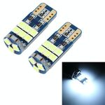 2 PCS T10 DC12 / 1W / 6000K / 80LM 9LEDs SMD-3030 Luce di ingombro per auto (luce bianca)