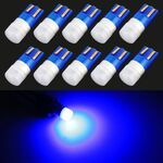 10 PCS T10 / W5W / 168/194 DC12V / 0,6 W 1 LED SMD-3030 Luce di sicurezza per auto (luce blu)