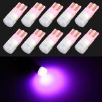 10 PCS T10 / W5W / 168/194 DC12V / 0.6W 1LEDs SMD-3030 Luce di sicurezza per auto (luce viola)