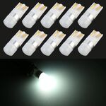 10 PCS T10 / W5W / 168/194 DC12V / 0.6W 1LEDs SMD-3030 Luce di ingombro per auto (luce bianca)