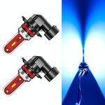 2 PCS 9005/9006 DC9-24V 7W 1200LM IP65 Fendinebbia a LED per auto (luce blu ghiaccio)
