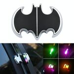 2 PCS Luci di avvertimento per porte a LED per auto Luci lampeggianti per apertura della porta anticollisione (nere)