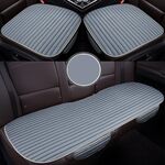 Set di tappetini per seggiolino auto 3 in 1 con rilegatura gratuita (grigio)
