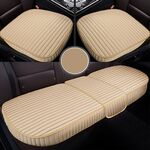 Cuscino per seggiolino auto 3 in 1 Set di tappetini all-inclusive con rilegatura gratuita (beige)