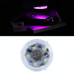 Luci di atmosfera a LED wireless per auto universali Luce di emergenza per piedi (luce rosa)