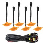 Spia della griglia anteriore DC12V / 6W 6 in 1 per Ford Raptor F150 2017-2019 (giallo)