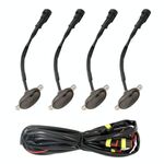 Spia della griglia anteriore DC12V / 6W 4 in 1 per Ford Raptor F150 2017-2019 (nera)