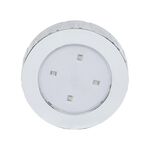 R-1633 4.5V / 0.3W 4LEDs Car Indoor Dome Light LED Touch Night Light (Argento)
