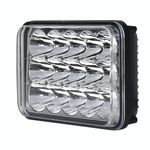 5 pollici 45W DC 9-30V 3060LM IP67 luci da lavoro a LED per auto / faro, con lampade a 15 LED
