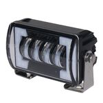 4.76 pollici 24W DC 12-24V 1800LM IP67 Luci di lavoro per auto / Luci per paraurti anteriore / Luci sul tetto, con supporto