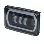 Segnale di svolta / faro a LED per auto da 5 pollici 30W DC 10-30V 7200LM IP67, con Angel Eyes