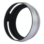 Paraluce in metallo ventilato da 49 mm per Fujifilm X100 (argento)