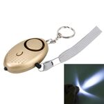Sincote SCT-032 Mini Buzzer sicuro allarme personale forte con anti-stupro per ragazze e bambini, allarme da 130 dB (oro)