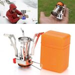 Fornello a gas ultra mini in acciaio inossidabile portatile da esterno