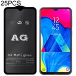 25 PCS AG Vetro temperato a copertura totale satinato opaco per Galaxy A8 (2018)