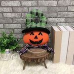 CX189007 Decorazione per oggetti di scena per bambola da appendere alla porta della festa di Halloween (zucca)
