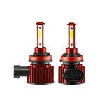 F8 H8 / H9 / H11 2 PCS DC9-36V 22W 2500LM IP68 Lampade per fari a LED per auto (luce bianca 6000K)